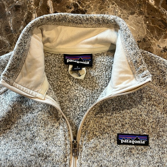 Patagonia Better Sweater 1/4 Zip Fleece Pullover Arm Pocket size S Pelican - Picture 5 of 12